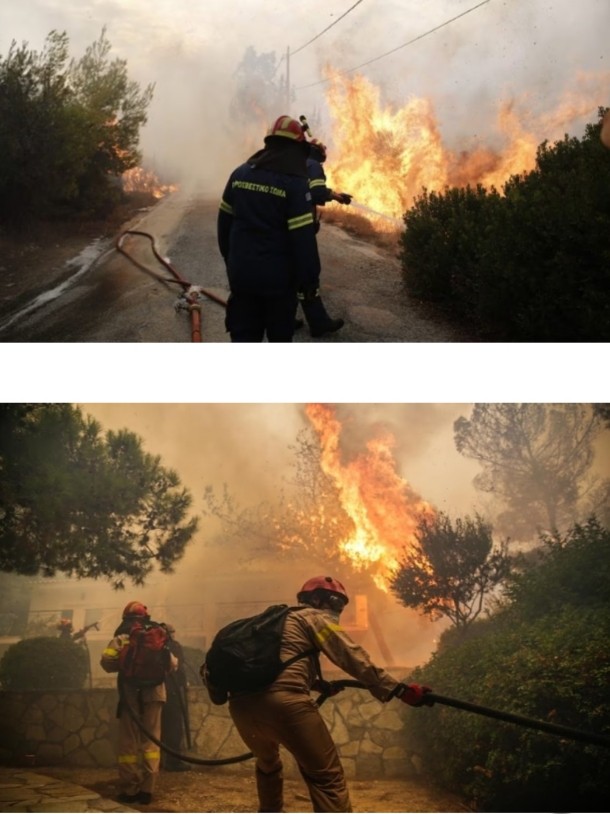 Μερικές εικόνες που αποδεικνύουν ότι οι πυροσβέστες μας ξέρουν από καλό…. τάβλι!