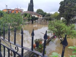 Κέρκυρα : Πλημμύρισαν σπίτια στην Χρυσηίδα