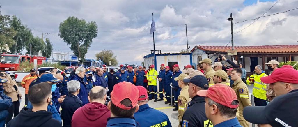 Άσκηση πεδίου για την αντιμετώπιση των επιπτώσεων από πλημμυρικά φαινόμενα «ΚΙΒΩΤΟΣ 2021»