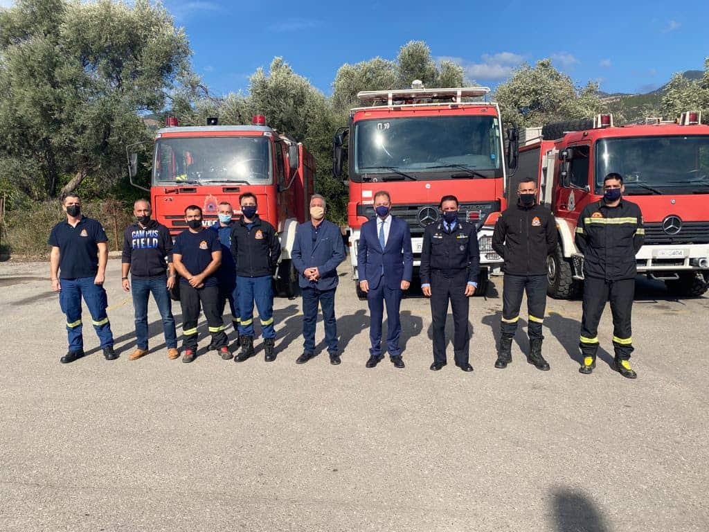 Επίσκεψη Λιβανού στην Πυροσβεστική Υπηρεσία Ναυπάκτου