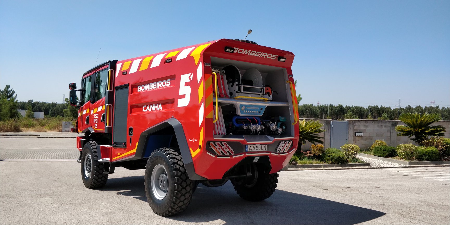 Το πυροσβεστικό όχημα VFCI 05 Scania P360 4X4