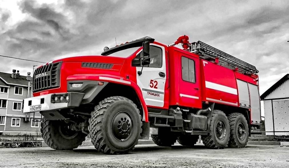 To πυροσβεστικό όχημα AZ 4,0-40 (URAL NEXT 43206)