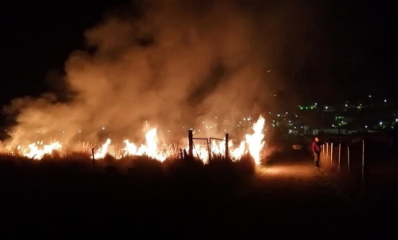Πυρκαγιά εν υπαίθρω στη Ζήρο Σητείας