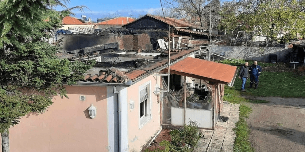 Ορεστιάδα: Πυρκαγιά σπίτι και αποθήκη στο χωριό Ρίζια