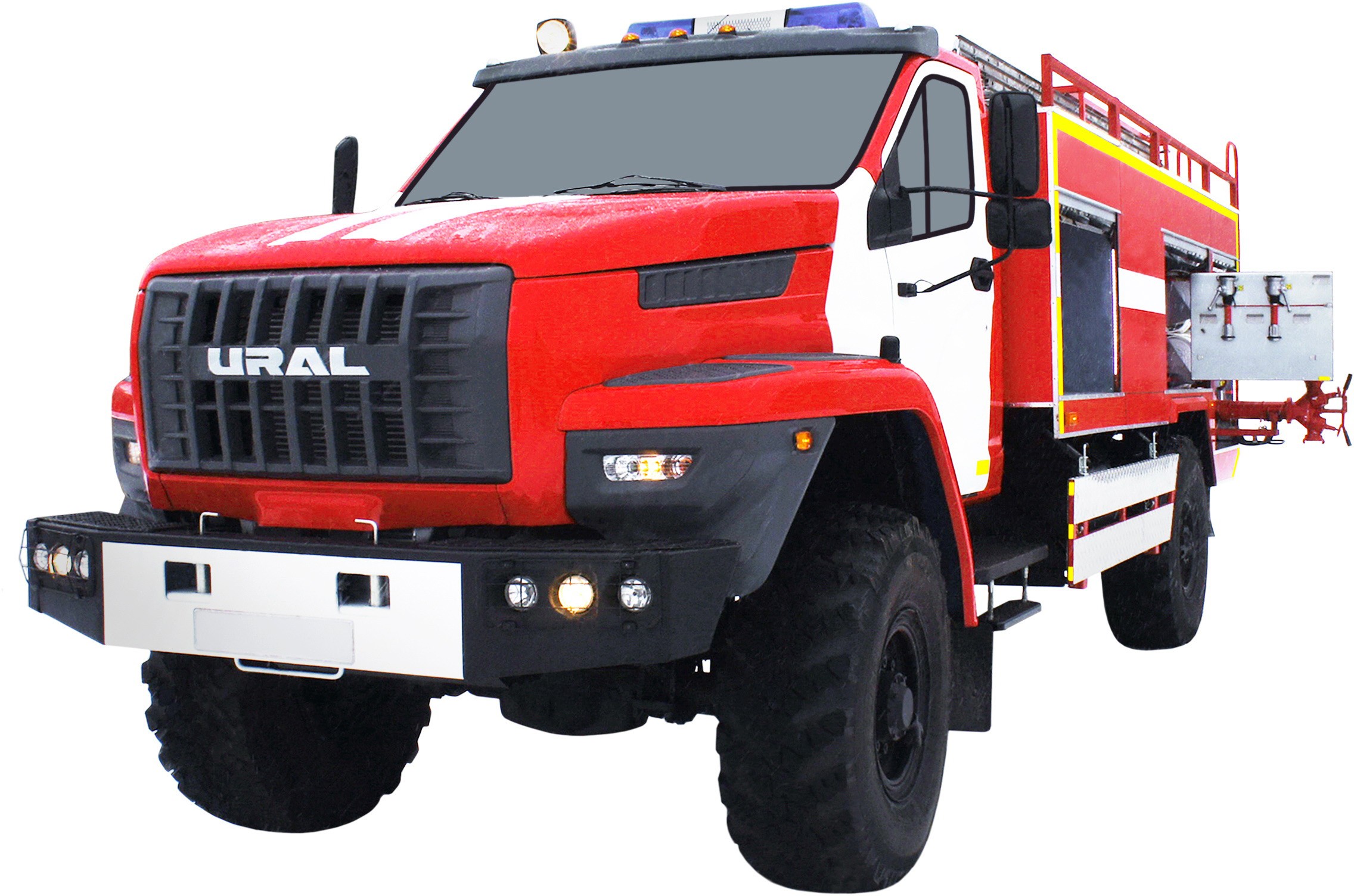 To πυροσβεστικό όχημα AZ 4,0-40 (URAL NEXT 43206)