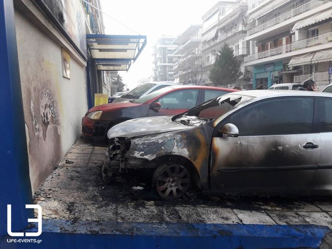 Πυρκαγιά σε σταθμευμένο Ι.Χ. όχημα στην Θεσσαλονίκη