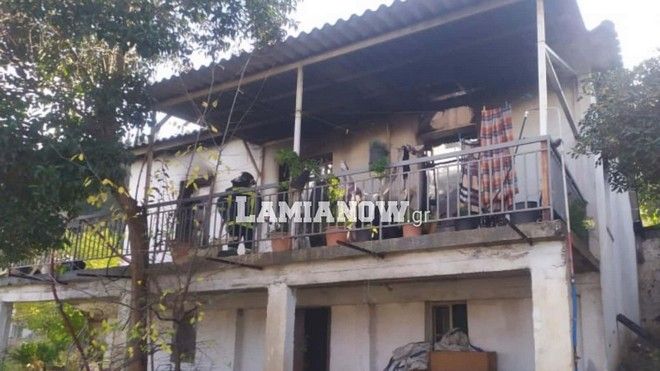 Αταλάντη : Σπίτι τυλίχθηκε στις φλόγες και κάηκε ολοσχερώς