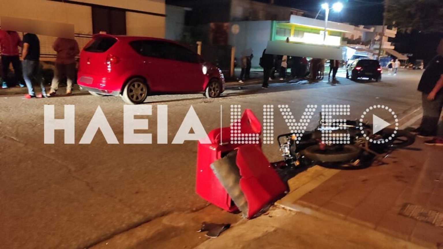 Αμαλιάδα: Τροχαίο ατύχημα με θύμα ντελιβερά