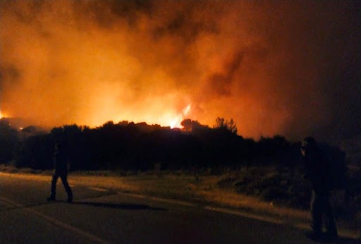 Πυρκαγιά σε χορτολιβαδική έκταση στο δήμο Αρχάνων-Αστερουσίων Κρήτης