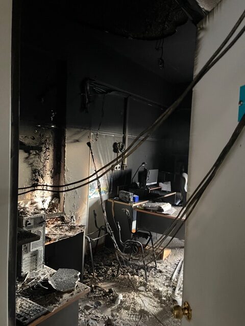 Λέσβος - Πυρκαγιά σε γραφείο Γενικής Διευθύντριας της Περιφέρειας