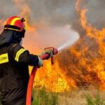 Πυρκαγιά σε αγροτική έκταση στη Σίνδο Θεσσαλονίκης