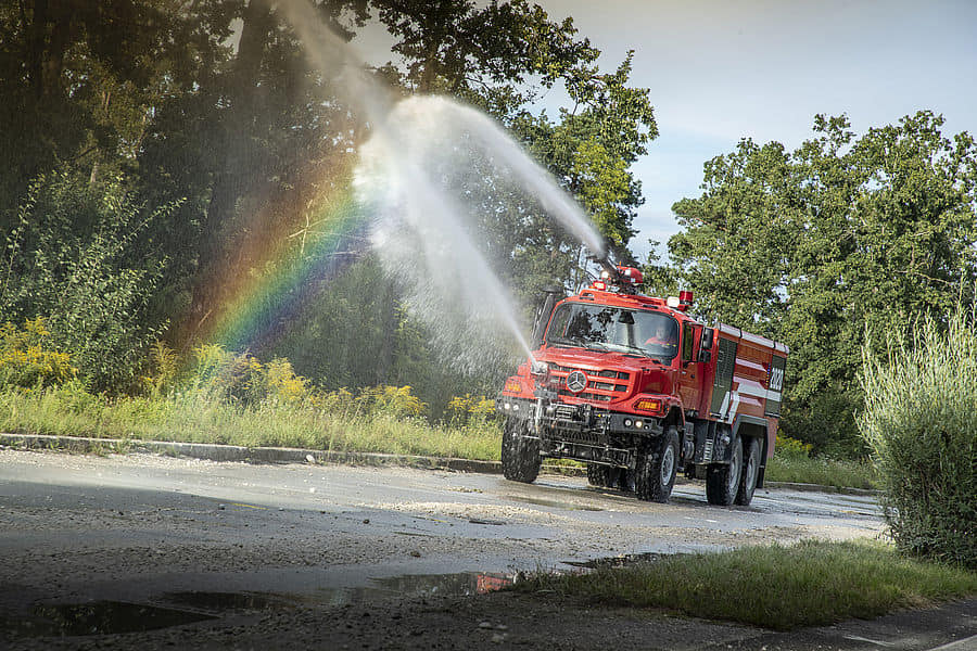 Το πυροσβεστικό όχημα Rosenbauer Buffalo (Mercedes Benz ZETROS 3348)