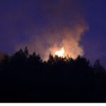 Φωτιά εκδηλώθηκε σε δασική έκταση στο Αχλαδοχώρι Σερρών