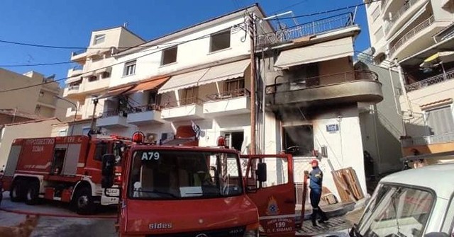 Καβάλα : Πυρκαγιά σε διαμέρισμα στην οδό Εγνατίας