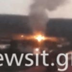 Φωτιά σε εξέλιξη σε εγκαταλελειμμένη αποθήκη στο Κορωπί Αττικής