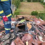 Κινητοποίηση της Πυροσβεστικής για φωτιά σε καμινάδα Μαραθόπολη Μεσσηνίας