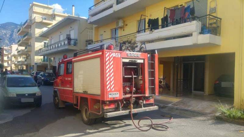 Πυρκαγιά σε διαμέρισμα στην Καλαμάτα