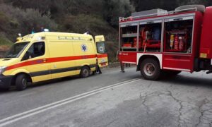 Δυο νεκροί και τρεις τραυματίες σε τροχαίο στην εθνική οδό Θεσσαλονίκης- Αθηνών