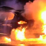 Θεσσαλονίκη: Αυτοκίνητο κάηκε ολοσχερώς τα ξημερώματα στις Συκιές