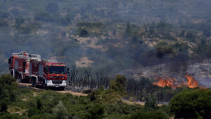 Φωτιά σε χορτολιβαδική έκταση στην Ανατολική Μάνη
