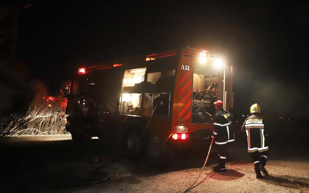 Πυρκαγιά σε εργοστάσιο ξυλείας κοντά στον Κατσικά Ιωαννίνων