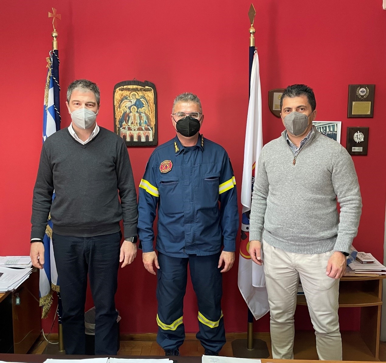 Επίσκεψη αντιπροσωπείας των Αξιωματικών του Π.Σ στη Δυτική Ελλάδα