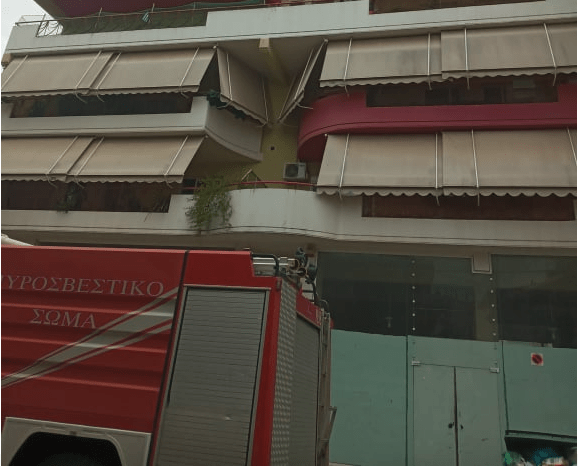 Πυρκαγιά σε καμινάδα στην οδό Δασκαλοπούλου στο Αγρίνιο