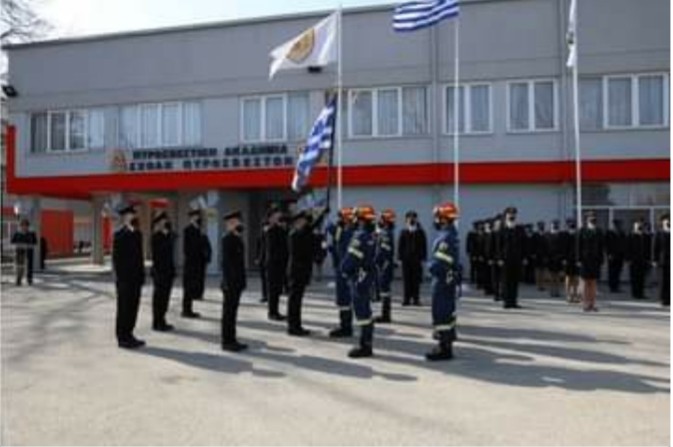 Τελετή αποφοίτησης της 87ης εκπαιδευτικής σειράς στη Σχολή Πυροσβεστών στο παράρτημα Πτολεμαΐδας