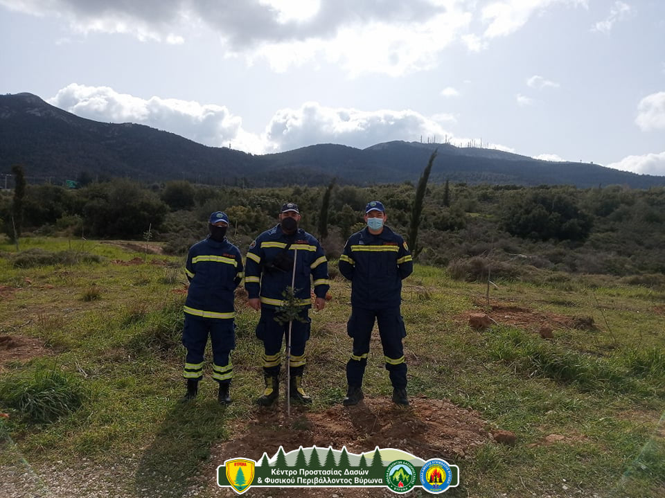 Το ΚΠΔΦΠ Βύρωνα συμμετείχε στην δεντροφύτευση του Δήμου Παπάγου – Χολαργού