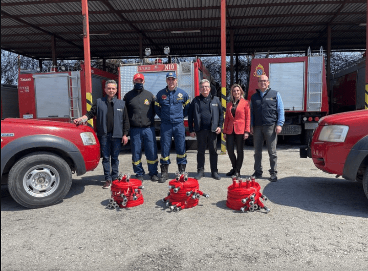 Ροταριανός Όμιλος Κω: Για την δωρεά υλικού προς την Πυροσβεστική υπηρεσία