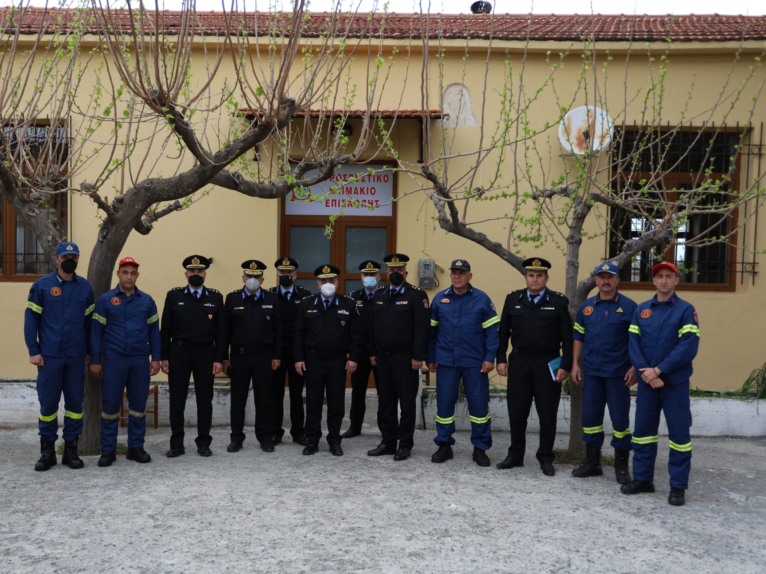 Ο Αρχηγός του Πυροσβεστικού Σώματος Αλέξιος Ράπανος επισκέφτηκε Πυροσβεστικές Υπηρεσίες και Κλιμάκια στην Κρήτη