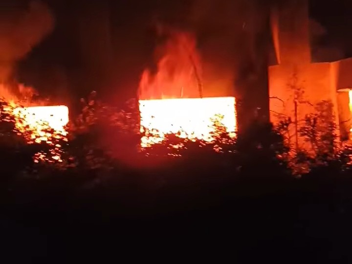 Πυρκαγιά σε υπόγειο χώρο κτιρίου, στην Π.Ε. Μεσσηνίας.(βίντεο)