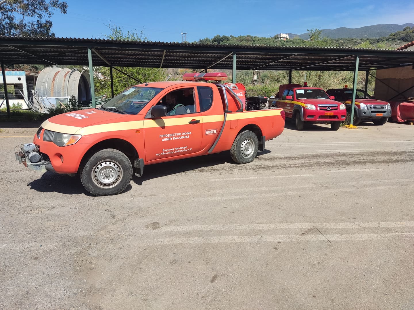 Καλαμάτα: Έλαβαν τις θέσεις τους για την αντιπυρική περίοδο τα πυροσβεστικά του Δήμου