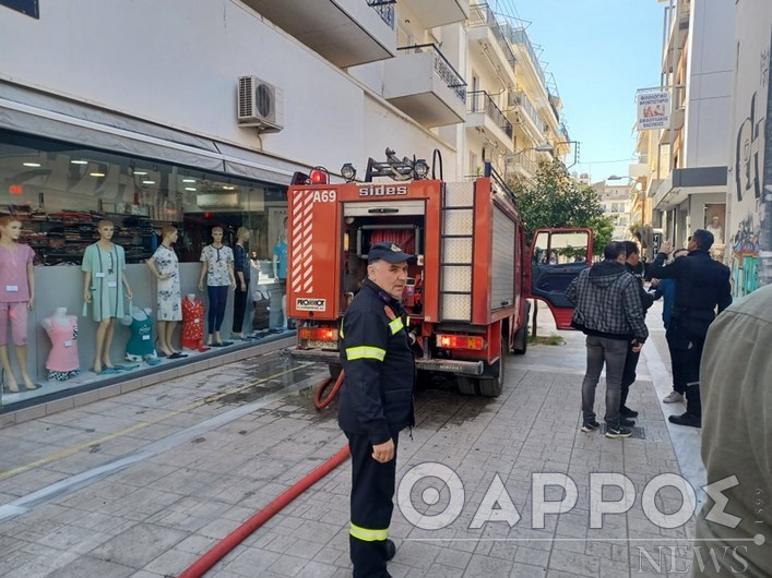 Πυρκαγιά σε διαμέρισμα στην Καλαμάτα (Φωτό & Βίντεο)