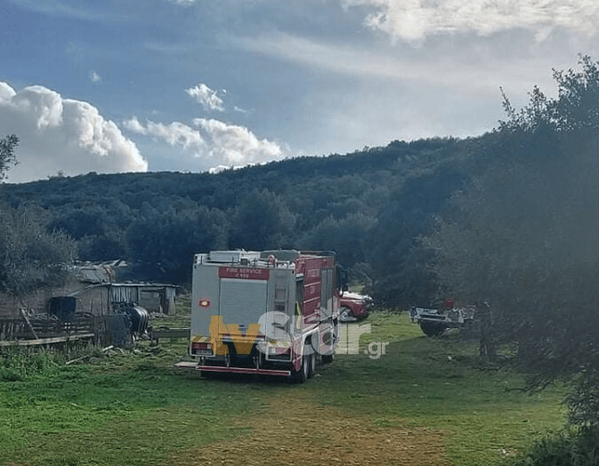 Πυρκαγιά σε αγροτοδασική έκταση στο Κόκκινο Ορχομενού Βοιωτίας