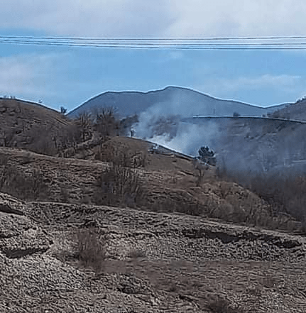Πυρκαγιά σε ρεματιά στην περιοχή Φαρδυκάμπου Κοζάνης (Φωτό)