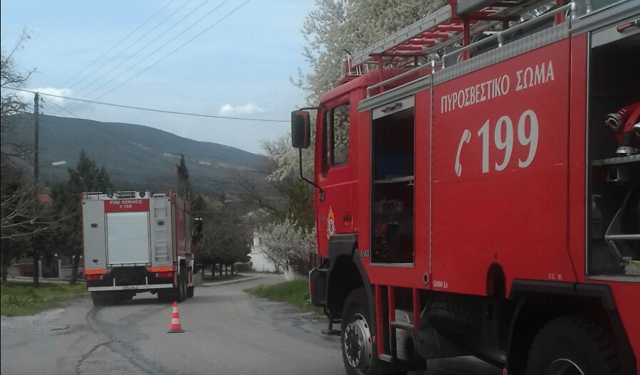 Πυρκαγιά σε διώροφη κατοικία στη Λυγερή Κοζάνης