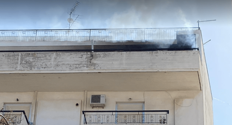 Πυρκαγιά σε διαμέρισμα στην Καλαμάτα (Φωτό & Βίντεο)