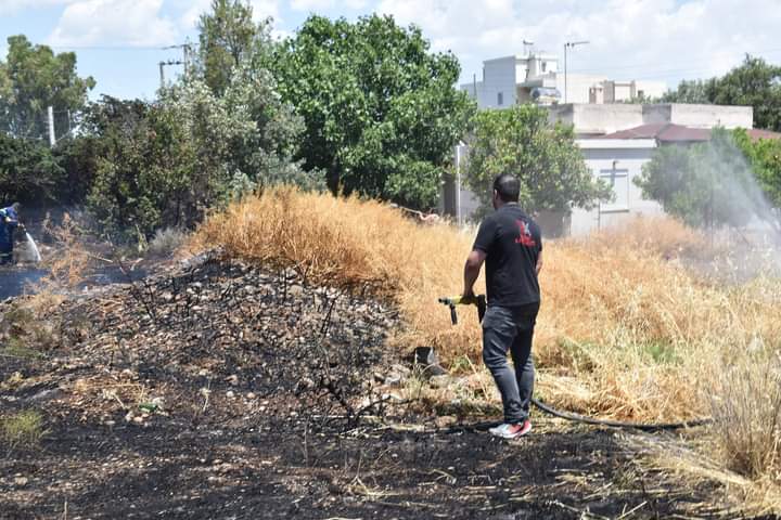 Φωτογραφικό υλικό από την πυρκαγιά στην Σαλαμίνα