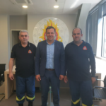 Συνάντηση εργασίας με τον Αρχηγό της Πυροσβεστικής είχε ο Δήμαρχος Βόρειας Κυνουρίας Γιώργος Καμπύλης