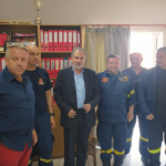 Επίσκεψη Χρ. Γκόκα στην Πυροσβεστική Υπηρεσία Άρτας