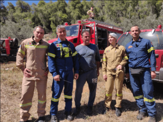 Πυρκαγιά σε δασική έκταση στο Μεγάλο Αμόνι Σοφικού στην Κόρινθο