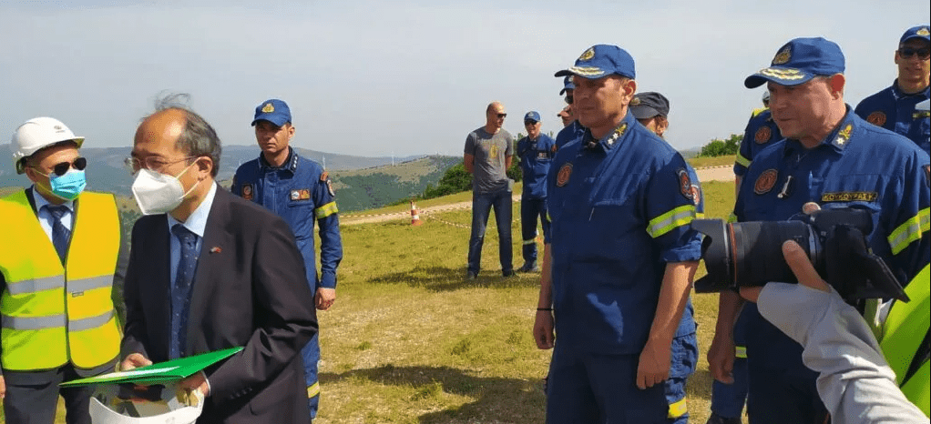 Ο Πρέσβης της Λαϊκής Δημοκρατίας της Κίνας στις εγκαταστάσεις της ΠΕΠΥΔ ΑΜΘ