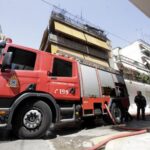 Πυρκαγιά σε κατοικία επί της οδού Εδμόνδου Ροστάν στην Θεσσαλονίκη