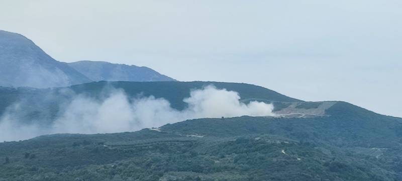 Πυρκαγιά στο ΧΑΔΑ στην Κυπαρισσία Μεσσηνίας (Φωτό)