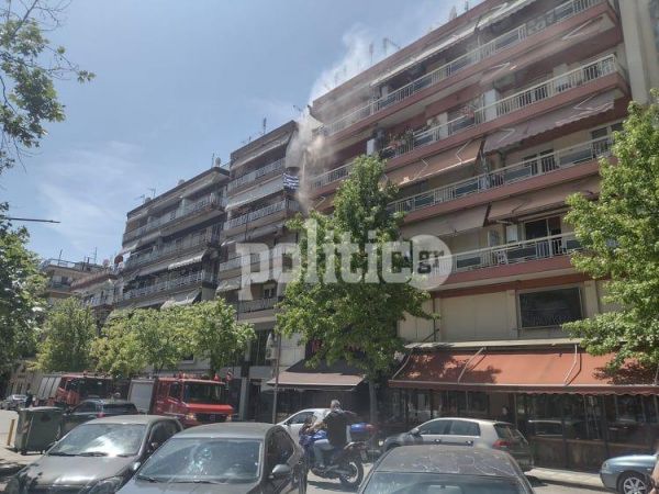 Πυρκαγιά σε διαμέρισμα στο Κορδελιό Θεσσαλονίκης (Φωτό)