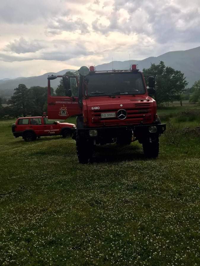 Πυρκαγιά σε δασική έκταση στην Πτολεμαΐδα (Φωτό)