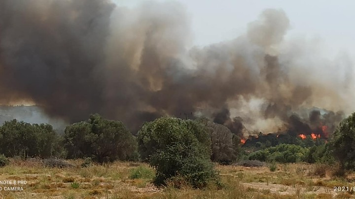 Αχαΐα: Πυρκαγιά κοντά στη λίμνη Τσιβλού – «Σηκώθηκε» και ελικόπτερο