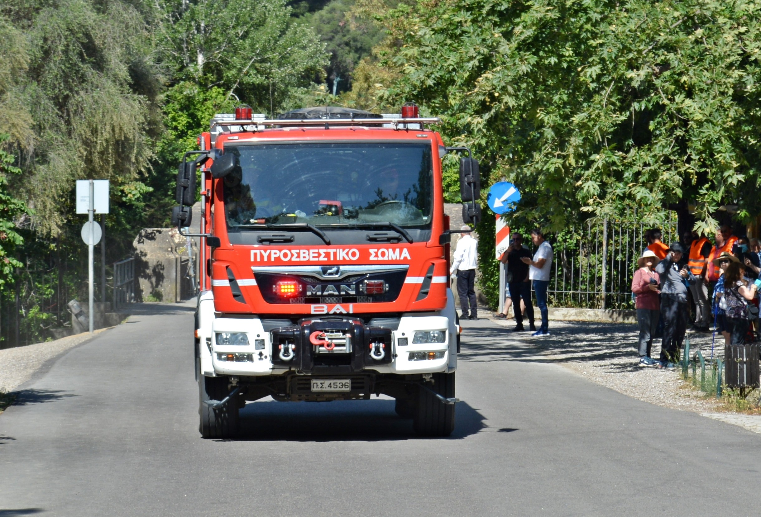 Με επιτυχία πραγματοποιήθηκε μεγάλη άσκηση οργανωμένης προληπτικής απομάκρυνσης επισκεπτών στην Αρχαία Ολυμπία