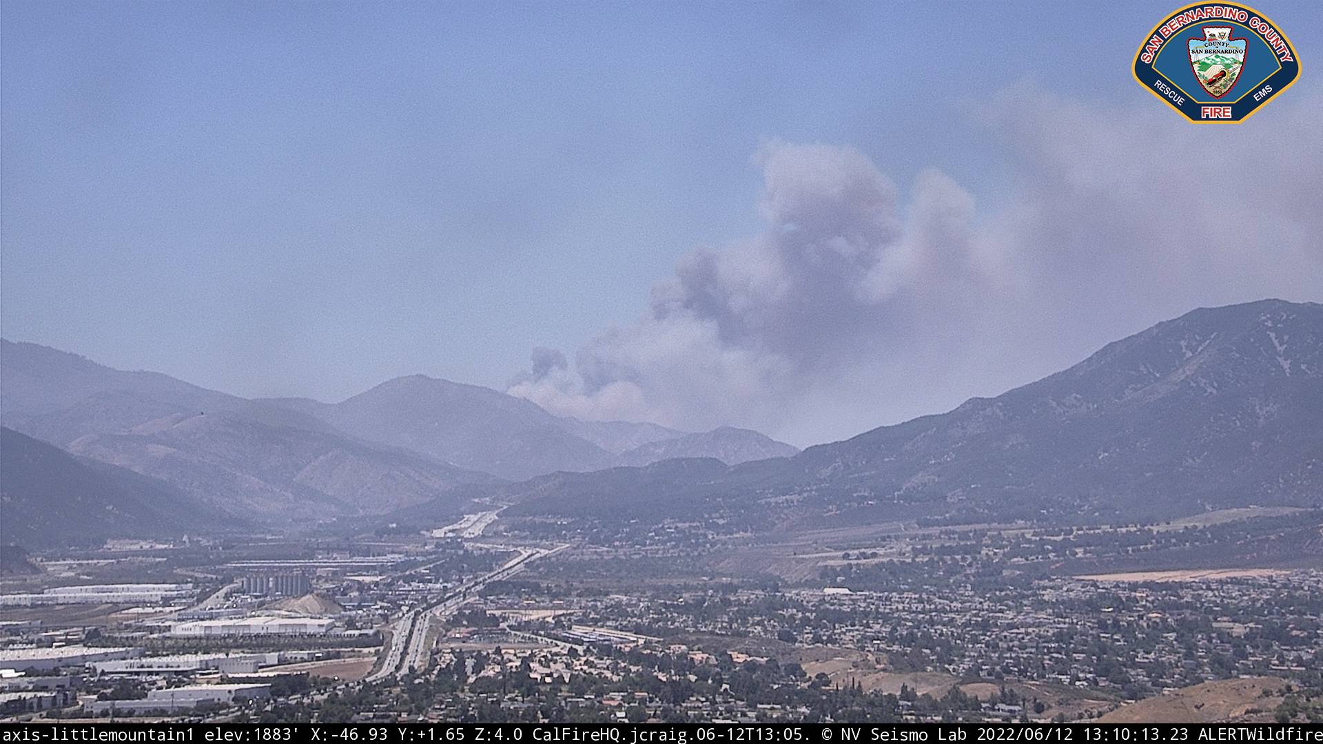 Καλιφόρνια: Μεγάλη πυρκαγιά στην κομητεία του Σαν Μπερναρντίνο